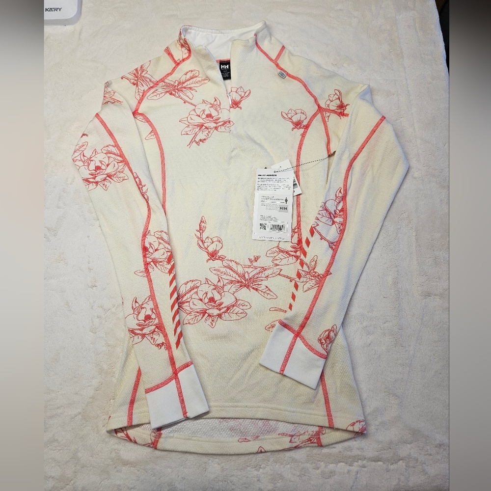 **NWT** HELLY HANSEN WOMENS WOOL STRETCH THERMO JUMPER  SIZE MEDIUM